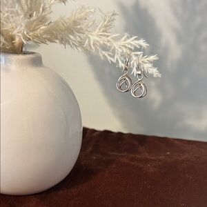 Silver Teardrop Earrings